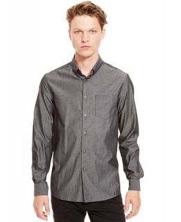Kenneth Cole Reaction Slim Fit Iridescent Shirt   Casual Button Down