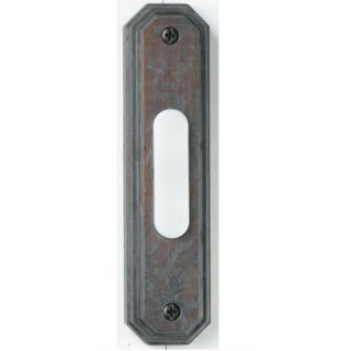 Craftmade BSOCT RB Designer Octagon Surface Lighted Push Door Bell Button in Rustic Brick