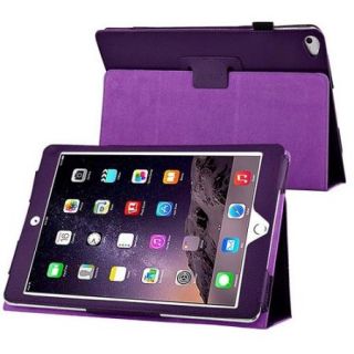 iPad Air 2 Case, by Insten Ultra Slim Stand Leather Case For Apple iPad Air 2 (iPad 6)(with Auto Wake feature) Purple