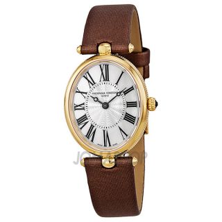 Frederique Constant Art Deco Yellow Gold plated Ladies Watch FC