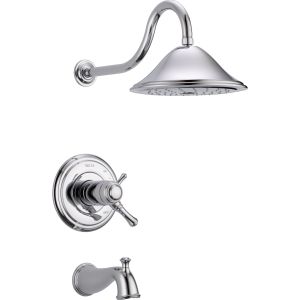 Delta Faucet T17T497 Cassidy Polished Chrome  One Handle Tub & Shower Faucets