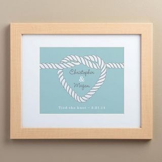 Love Knot Personalized Framed Print   11" x 14"   7641342