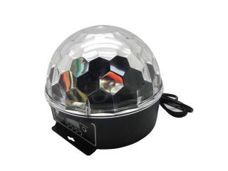 Mini LED RGB Crystal Magic Ball Effect light DJ Stage Lighting