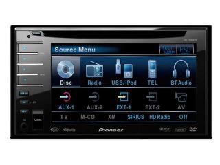 Pioneer In Dash 2 DIN DVD Receiver with 5.8" Display