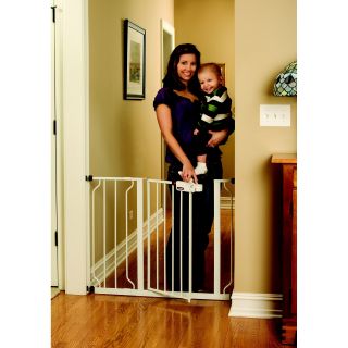 Regalo Easy Step Extra Wide Metal Walk Through Safety Gate   Baby
