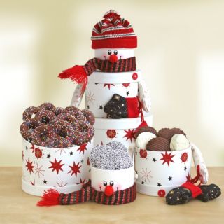 Frostys Snowy Treats Gift Basket   Holiday Gift Baskets