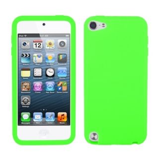 Insten Green Silicone Skin Gel Rubber Case Cover For Apple iPod Touch