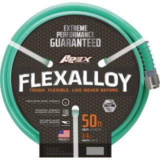 Apex Flexalloy Garden Hose — 3/4in. x 50ft., Model# 9550-50