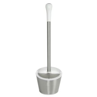 OXO Good Grip Stainless Steel Round Toilet Plunger and Canister