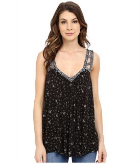 Lucky Brand Geo Embroidered Tank Top