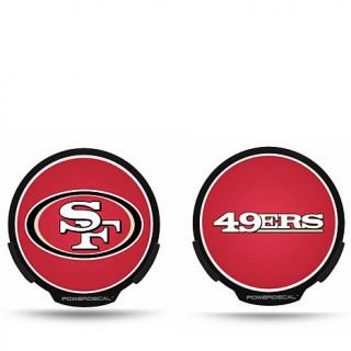 Officially Licensed NFL Motion Sensor LED Power Decal 2 Team Logo Inserts   49ers   8239784