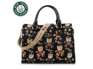 DAKA BEAR New Fashion Women PU Leather Purse Arrival Teddy Bear Pattern Handbag Shoulder Bag