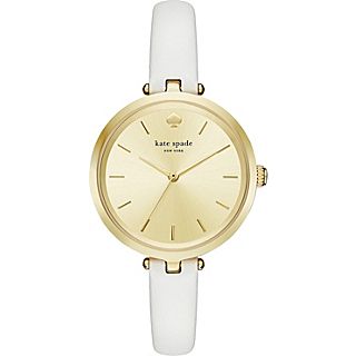 kate spade new york Leather And Stainless Steel Holland Watch