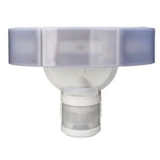 270 Degree 3 Head White LED Motion Outdoor Security Light DFI 5988 WH