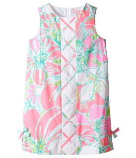 Lilly Pulitzer Kids Little Lilly Classic Shift Toddler Little Kids Big Kids Flamingo Pink Dont Give A Cluck,