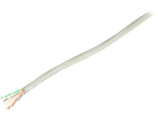 Open Box Prime Wire & Cable BC21010014 1000 ft. Cat 5E Gray UTP 24AWG CM stranded bulk cable