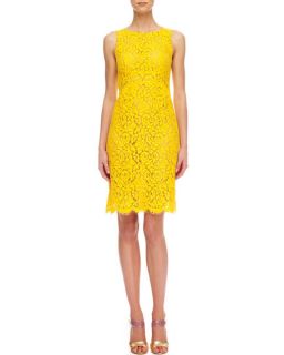 Michael Kors Floral Lace Empire Shift Dress