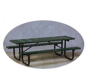 Paris Equipment Commercial Picnic Table with Painted Frame   Picnic