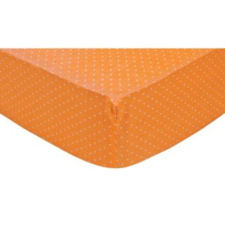 Trend Lab Orange Dot Crib Sheet   17941711   Shopping