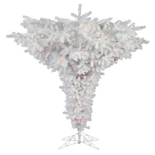 Vickerman 5 Crystal White Spruce Artificial Upside Down Christmas