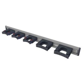 ToolFlex 36 in. Aluminum Rail with 5 Mounted Tool Holders 473 556 1