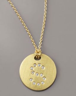 Roberto Coin Letter Medallion Necklace, S
