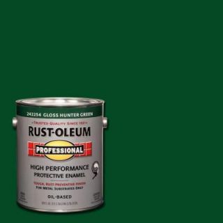 Rust Oleum Professional 1 gal. Hunter Green Gloss Protective Enamel (Case of 2) 242254
