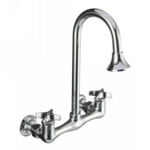 Kohler Faucet K 7319 3 CP Triton Polished Chrome  Wall Mount Kitchen Faucets