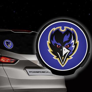 Officially Licensed NFL Motion Sensor LED Power Decal 2 Team Logo Inserts   Ravens   8239808