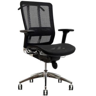 East End Imports EEI 191 BLK Future Office Chair Low Back with Black Frame