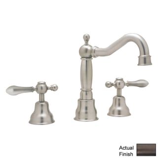 Rohl Cisal Double Handle Widespread Bathroom Faucet with Pop Up Drain